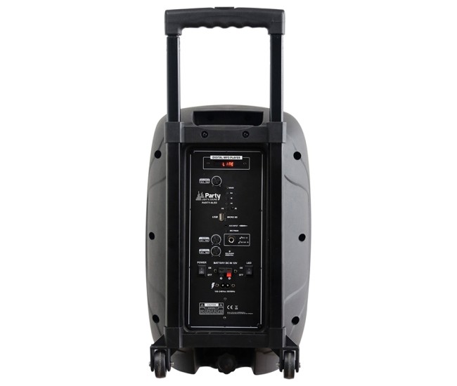 Boxa portabila iluminata led 8/20cm 70w rms cu usb/sd/bt/fm Boxa portabila iluminata led 8/20cm 70w rms cu usb/sd/bt/fm