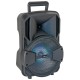 Boxa activa 8/20cm 15w iluminat led cu bt/usb/msd/fm + stand + microfon Boxa activa 8/20cm 15w iluminat led cu bt/usb/msd/fm + stand + microfon