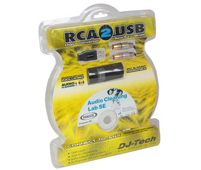 Cablu rca to usb 1.2m + placa sunet