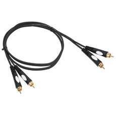 Cablu 2xrca tata - 2xrca tata stereo 1.5m