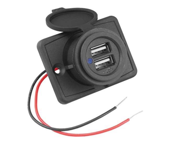Priza auto 12v/24v 2x usb 5v/2.4a Priza auto 12v/24v 2x usb 5v/2.4a