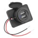 Priza auto 12v/24v 2x usb 5v/2.4a Priza auto 12v/24v 2x usb 5v/2.4a