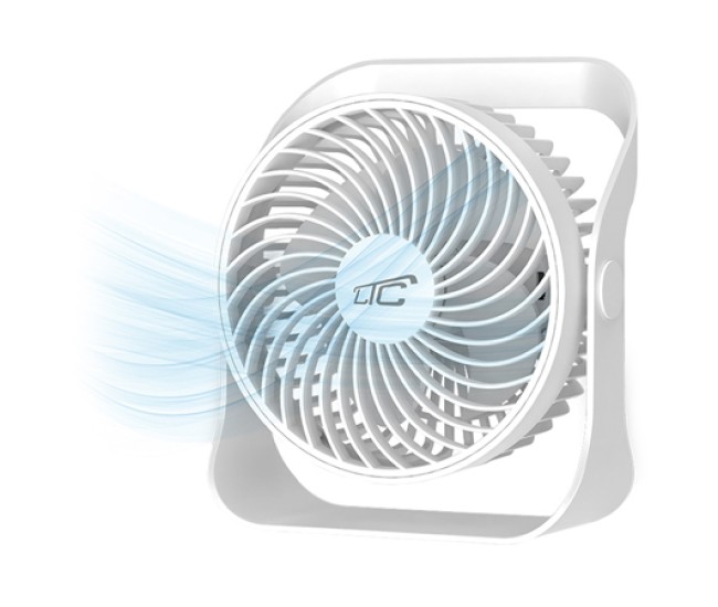 Ventilator 5.6 5w portabil cu acumulator 2000mah - alb Ventilator 5.6 5w portabil cu acumulator 2000mah - alb