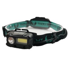Frontala led 3w + 3w cob 160lm 1200mah