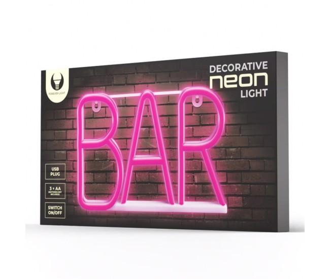 Reclama luminoasa neon led lumina roz model bar Reclama luminoasa neon led lumina roz model bar
