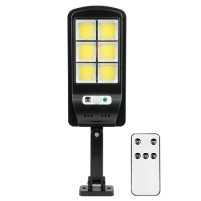 Lampa led solar 10w 6000k + telecomanda