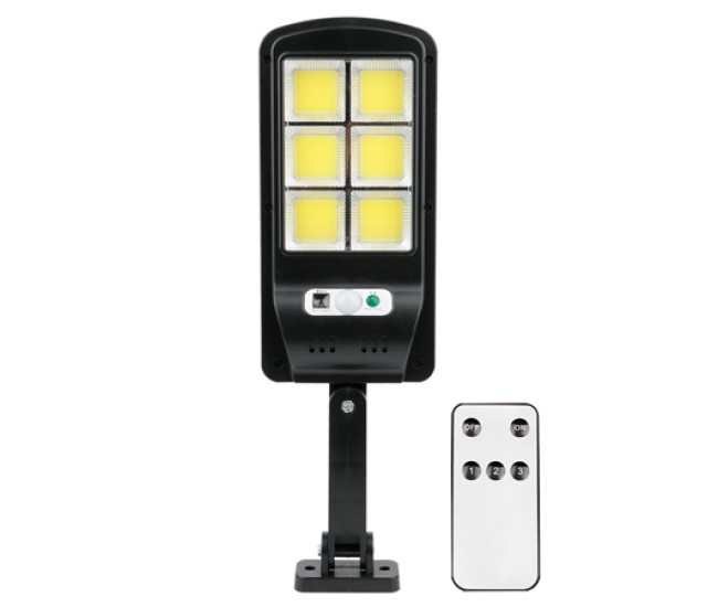 Lampa led solar 10w 6000k + telecomanda Lampa led solar 10w 6000k + telecomanda