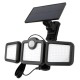 Lampa led cu incarcare solara si senzor de miscare 10w 6000k