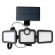 Lampa led cu incarcare solara si senzor de miscare 10w 6000k