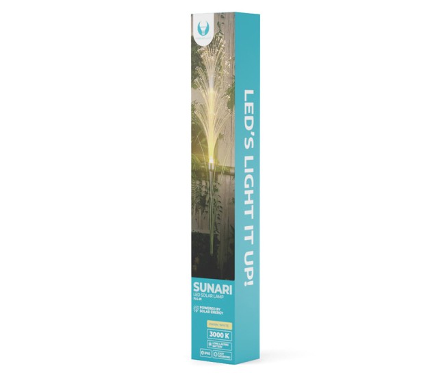Lampa led incarcare solara 3000k model iarba