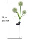 Lampa led incarcare solara 3000k model floare de usturoi