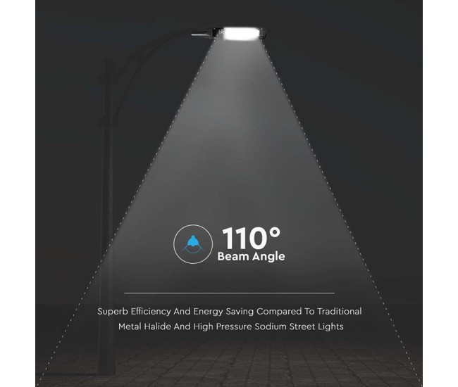 Corp iluminat stradal led 50w 4000k - negru Corp iluminat stradal led 50w 4000k - negru