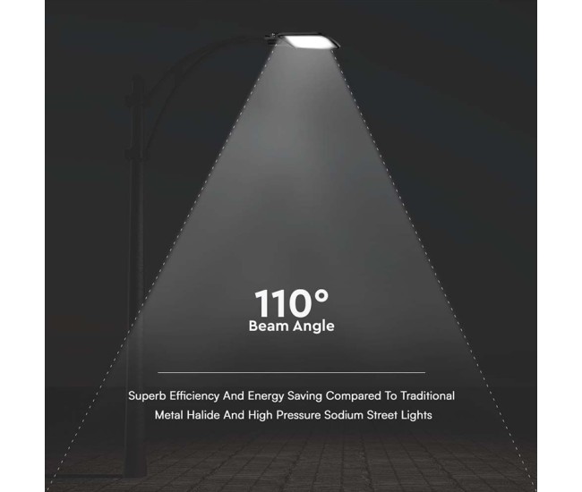 Corp iluminat stradal led 100w 4000k - negru Corp iluminat stradal led 100w 4000k - negru