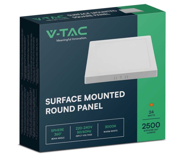 Plafoniera led 24w 6500k alb rece - alb Plafoniera led 24w 6500k alb rece - alb