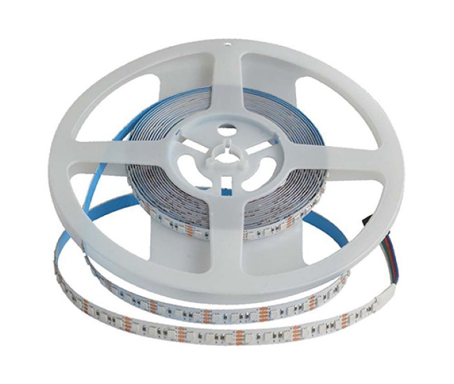 Banda led rgb smd3535 8mm 12w/m 24v ip20 5m