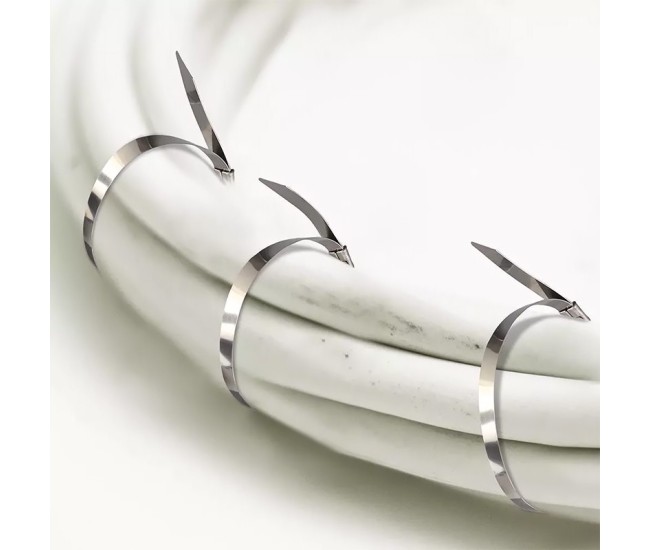 Fasete prindere din otel 4.6mmx35cm set 100buc Fasete prindere din otel 4.6mmx35cm set 100buc