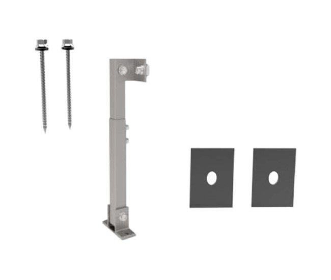 Picior spate reglabil 280mm/415mm/10-15gr pentru panou fotovoltaic