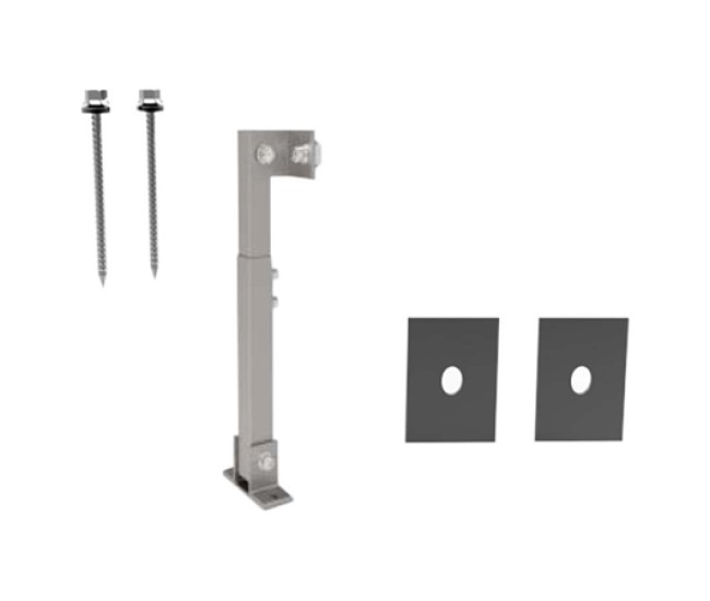 Picior spate reglabil 420mm/415mm/10-15gr pentru panou fotovoltaic
