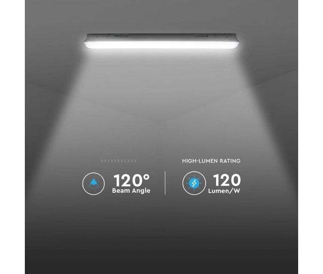 Corp iluminat led 36w 120cm cu kit emergenta 6400k Corp iluminat led 36w 120cm cu kit emergenta 6400k
