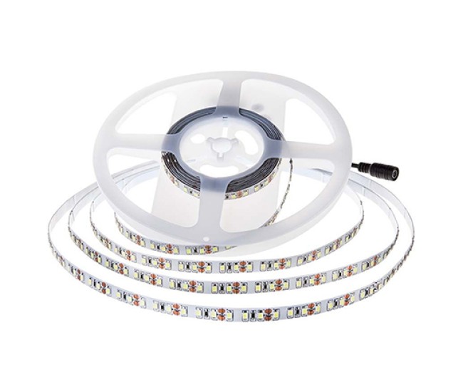 Banda led smd2835 24v 168led/m 3000k ip20 5m