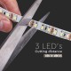 Banda led smd2835 24v 168led/m 3000k ip20 5m