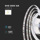 Banda led smd2835 24v 168led/m 3000k ip20 5m