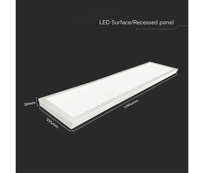 Panou led aplicabil 40w 120 x 30cm 6500k alb rece cip samsung Panou led aplicabil 40w 120 x 30cm 6500k alb rece cip samsung