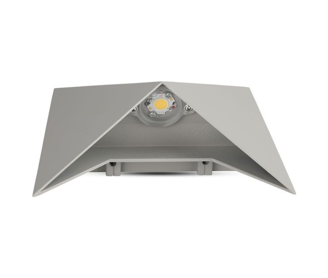 Lampa perete led 5w ip65 3000k - gri