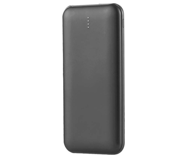 Power bank 10000mah cu cablu 30cm tip c - negru Power bank 10000mah cu cablu 30cm tip c - negru
