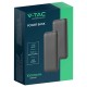 Power bank 10000mah cu cablu 30cm tip c - negru Power bank 10000mah cu cablu 30cm tip c - negru
