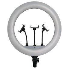 Selfie ring light 55w cu trepied si suport 3 telefoane