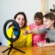 Selfie ring light 10 cu trepied Selfie ring light 10 cu trepied