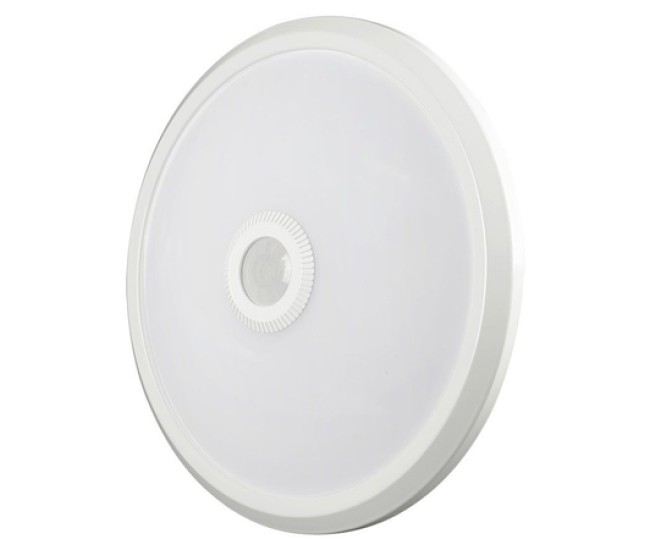 Plafoniera led 12w ip20 senzor de miscare 3in1 - alb Plafoniera led 12w ip20 senzor de miscare 3in1 - alb
