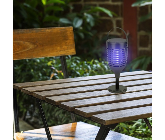Aparat aniti-insecte cu incarcare solara 3in1 1.3w