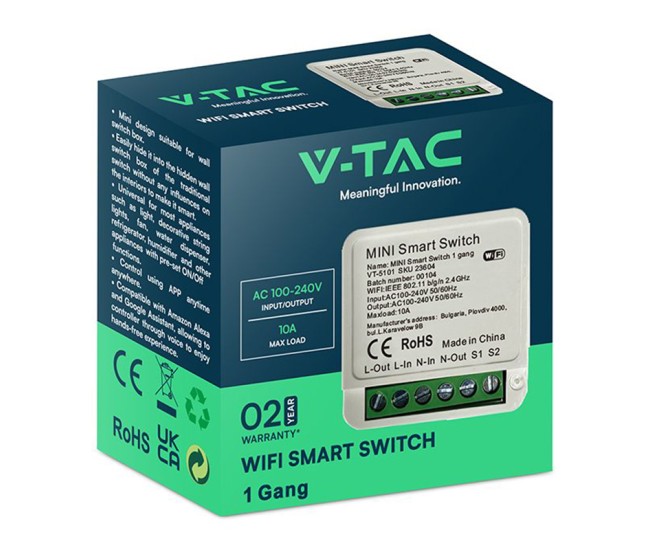 Mini intrerupator smart max 150w