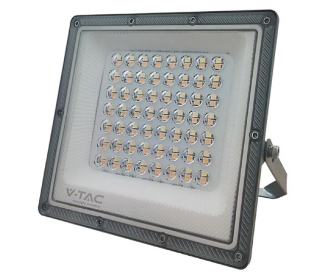 Reflector led smd 50w 3in1 ip65 cablu - gri
