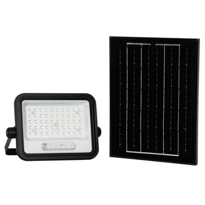 Reflector cu incarcare solara 100w 1200lm 7in1 - negru Reflector cu incarcare solara 100w 1200lm 7in1 - negru