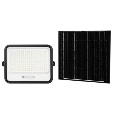 Reflector cu incarcare solara 400w 7in1 - negru Reflector cu incarcare solara 400w 7in1 - negru