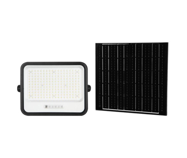 Reflector cu incarcare solara 400w 7in1 - negru Reflector cu incarcare solara 400w 7in1 - negru