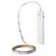 Banda led 2835 2.4w 1m 2700k senzor miscare alimentare baterii 4xaaa Banda led 2835 2.4w 1m 2700k senzor miscare alimentare baterii 4xaaa