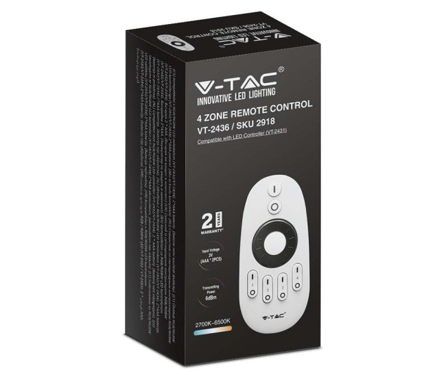 Telecomanda controller banda led 4 zone Telecomanda controller banda led 4 zone