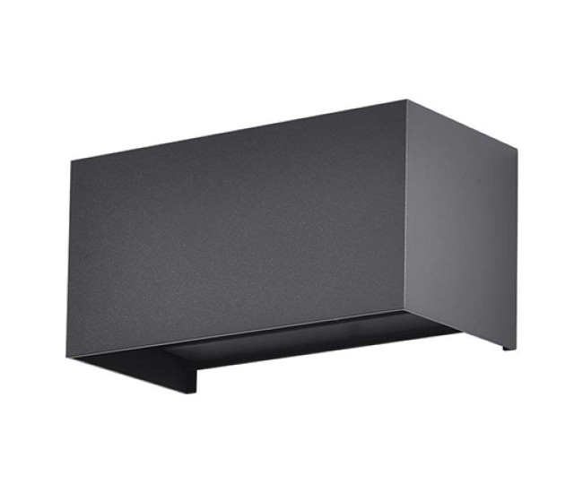 Corp iluminat perete ip65 24w 3000k - negru Corp iluminat perete ip65 24w 3000k - negru