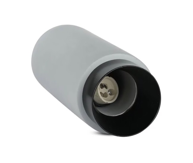 Corp iluminat soclu gu10 gips/metal - negru/gri Corp iluminat soclu gu10 gips/metal - negru/gri