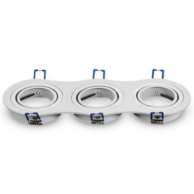 Corp spot 3xgu10 alb unghi reglabil Corp spot 3xgu10 alb unghi reglabil