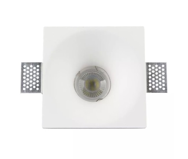 Corp spot gu10 patrat - alb Corp spot gu10 patrat - alb