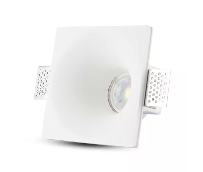 Corp spot gu10 patrat - alb Corp spot gu10 patrat - alb