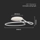 Corp iluminat led 54w 3in1 - alb Corp iluminat led 54w 3in1 - alb