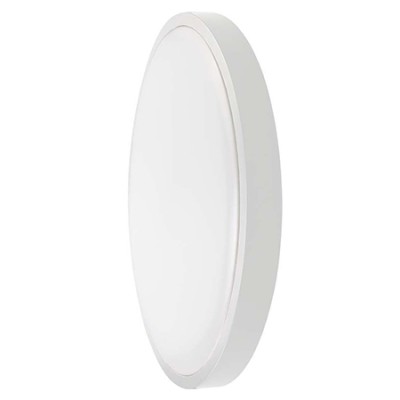 Plafoniera 18w ip44 4000k alb neutru - alb