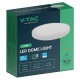 Plafoniera 18w ip44 4000k alb neutru - alb Plafoniera 18w ip44 4000k alb neutru - alb