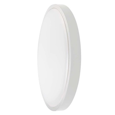 Plafoniera led 36w ip44 6500k alb rece - alb